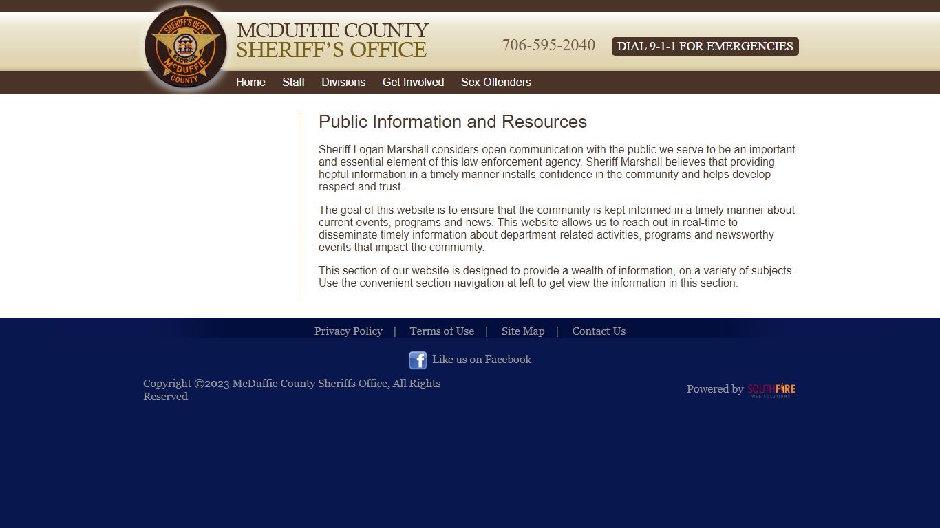 Public Information - McDuffie County Sheriffs Office